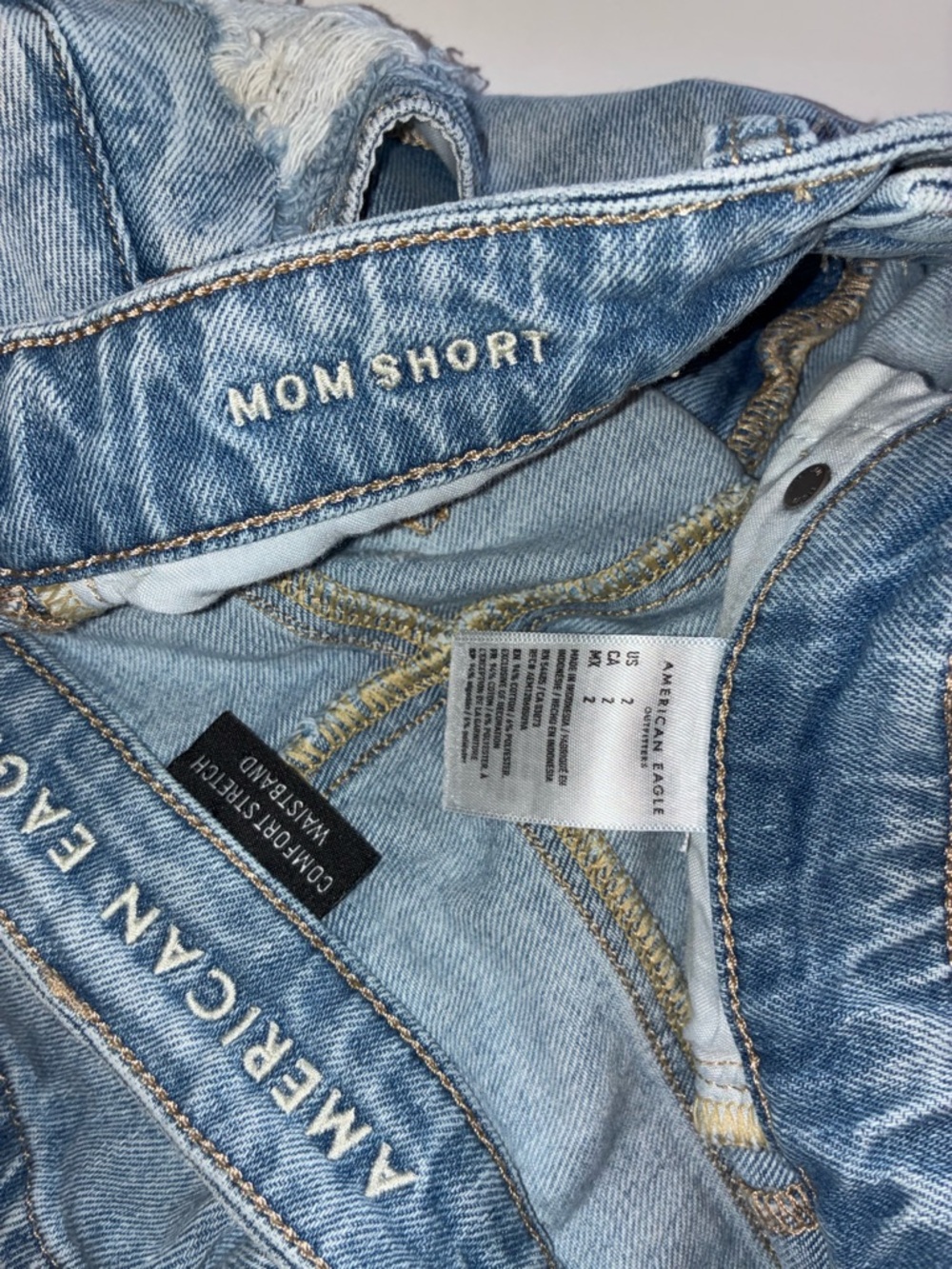 AE - Mom Distressed Shorts - Picture 7 of 7